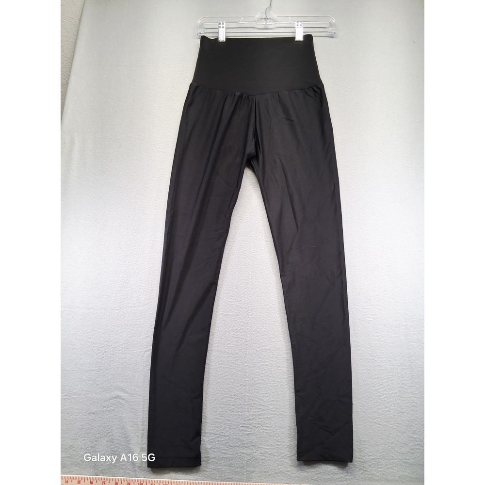 Alexandra Youth Girls Black‎ Leggings High Waist Size 14 Made in USA